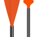 (English) JP Glass PE Paddle 75 (small) – Adj 2 pc