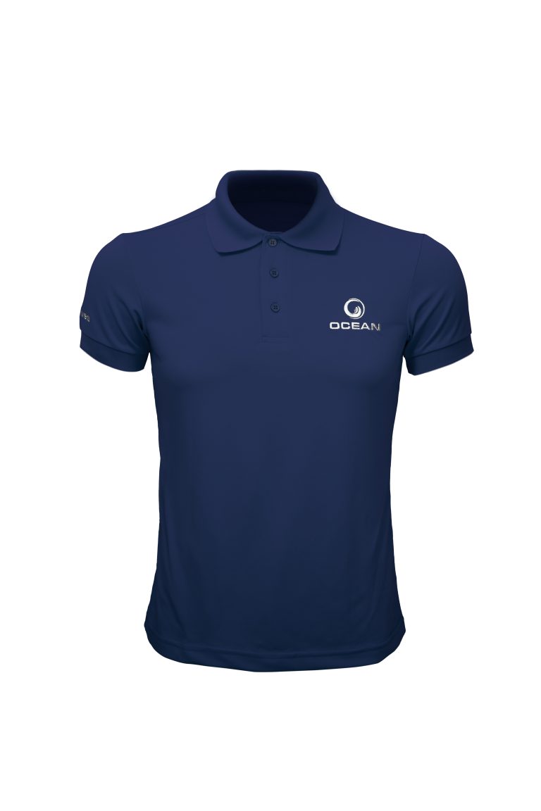 Ocean T-shirt With Logo Navy-Blue
