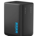 (English) Dual Battery Charger + 2 Enduro Battery for HERO13 Black