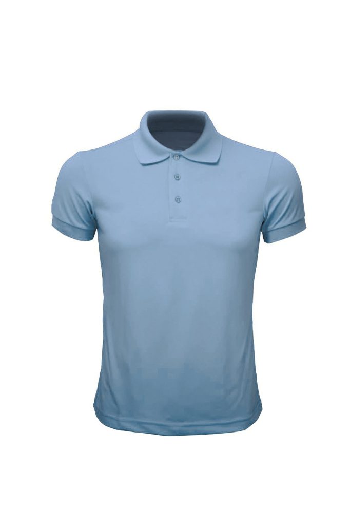 (English) Ocean T-shirt With Logo Light-Blue