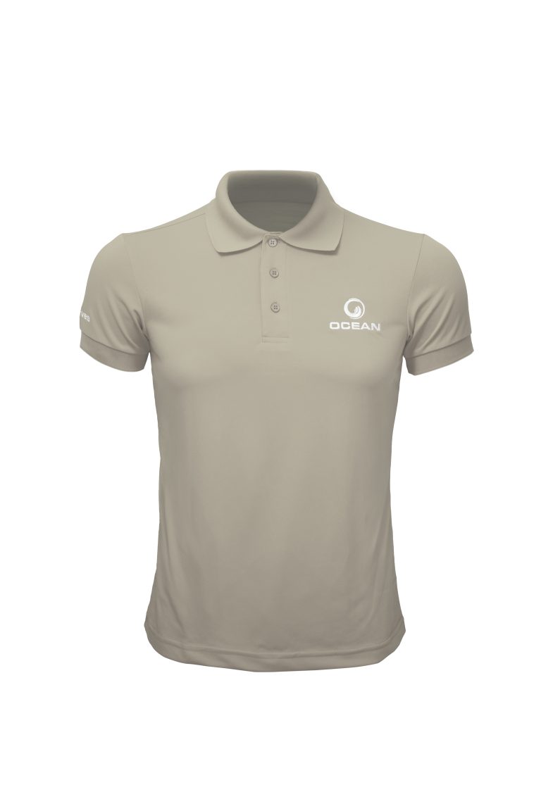 Ocean T-shirt With Logo Brown