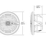 R1 8″ Marine Speaker White