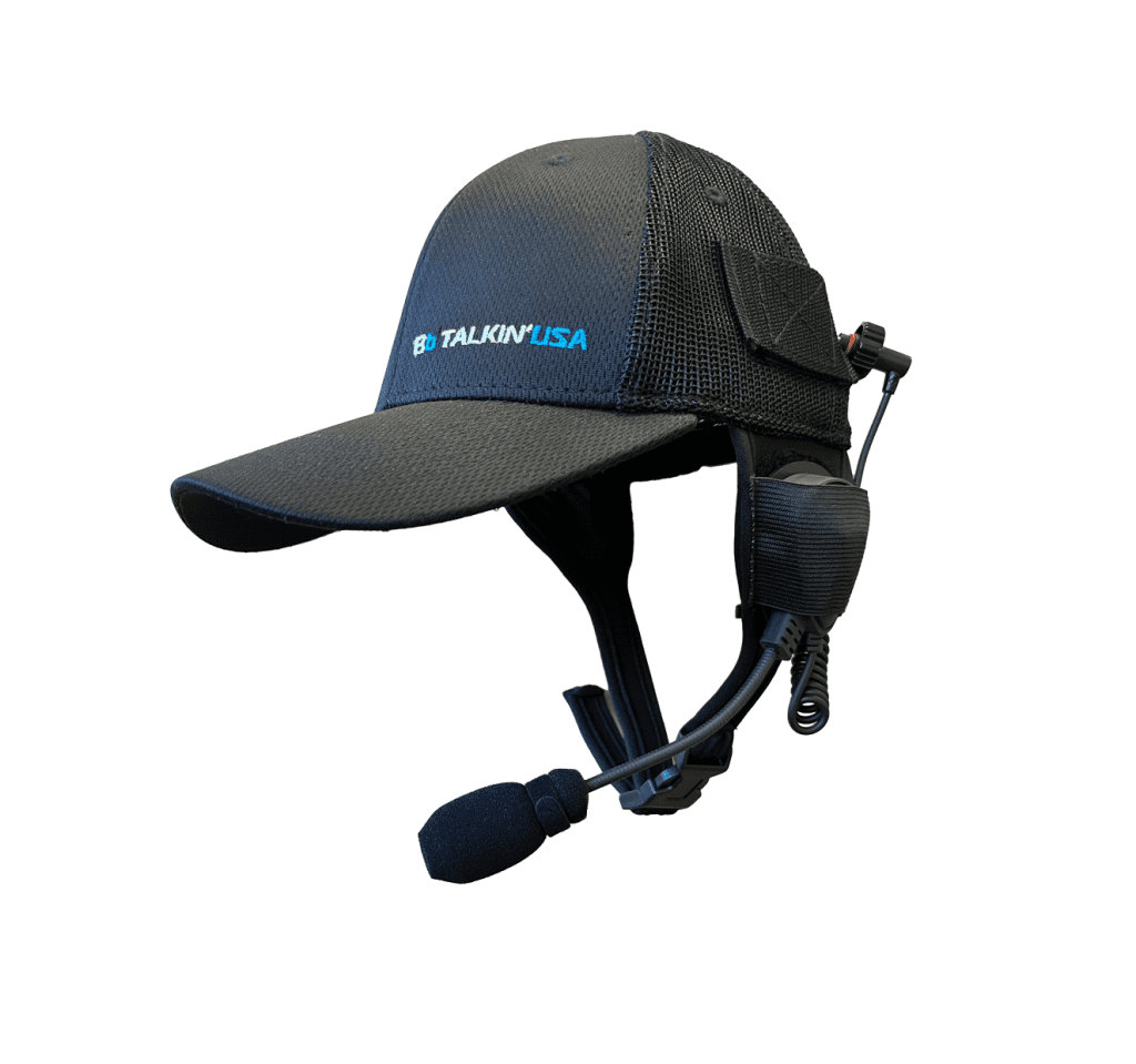 BBTalkin Waterproof Headset USA Baseball Cap