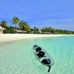 (English) Glass Crystal Kayak – complete